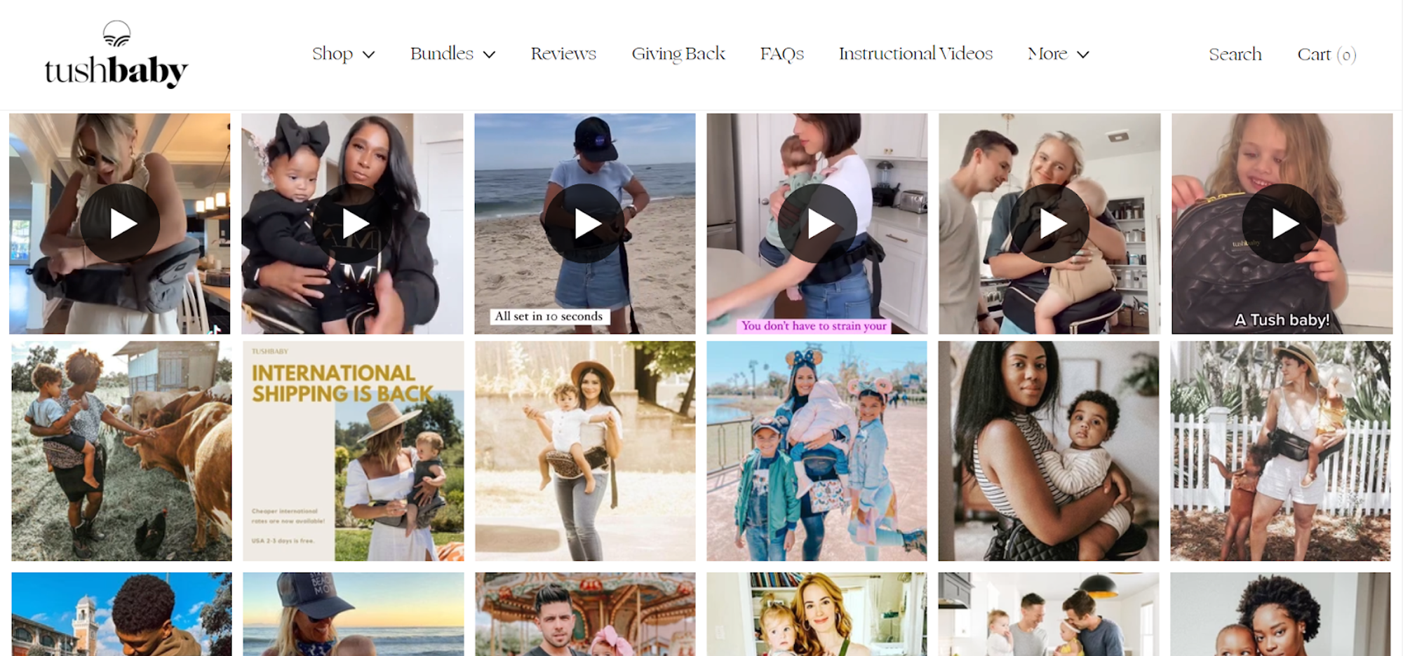 video carousel